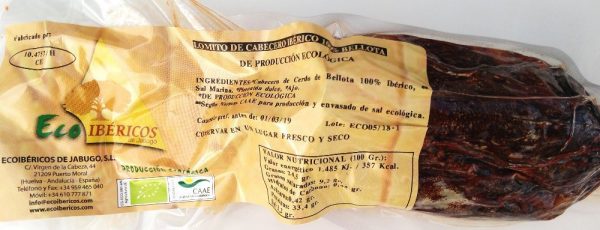 LOMITO DE CABECERO BELLOTA 100% IBÉRICO - ECOIBÉRICOS