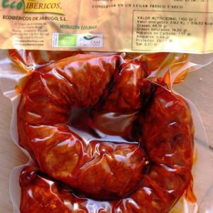 Chorizo de 1ª tipo herraduras Ecológico de bellota 100% ibérico ECOIBÉRICOS® 1 Kg